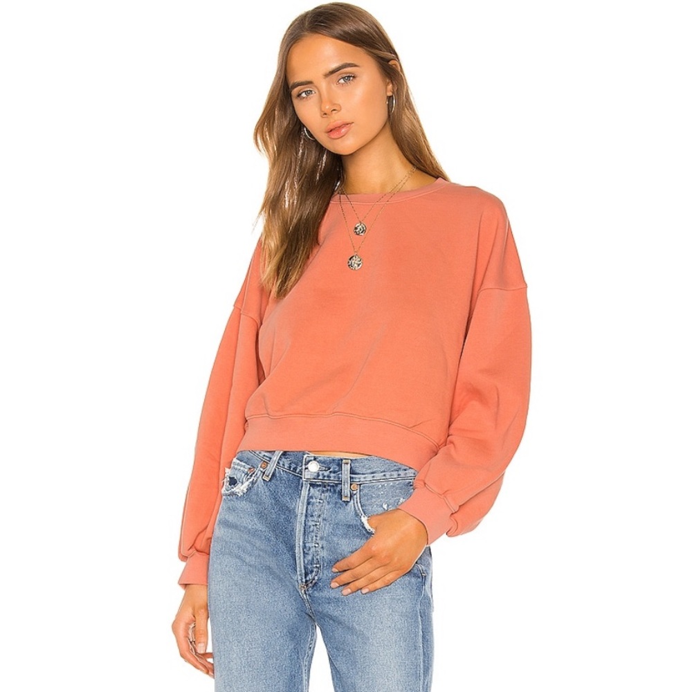 Agolde Women's Sweatshirt in Coral